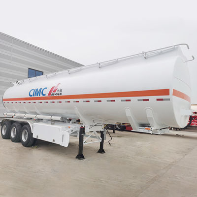 Fuwa 3 Assen 45000 liter Aluminium legering brandstof of roestvrij staal cement tankwagens aanhangwagens