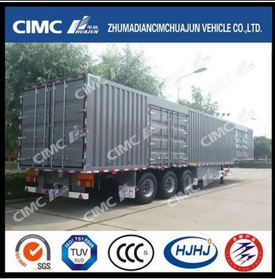 CIMC HUAJUN zijkant gordijn Semi-trailer Truck Trailer Steel 13750*2500 CN HEN 50ton Ce
