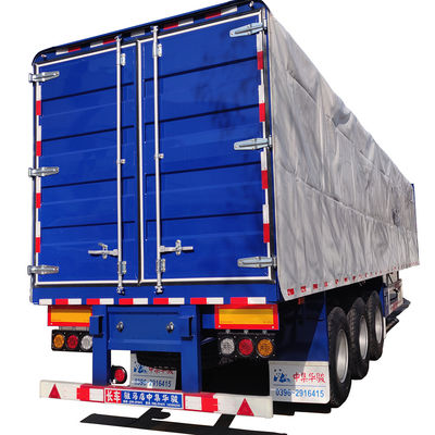 Truck Trailer 13000 * 2500 * 3320 staal q345 staal voor I-balk CIMC HUAJUN gordijn zijkant Semi-trailer