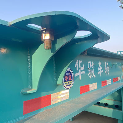 Directe half-trailer met 13/16 ton HUAJUN-as en 3,5&quot; King Pin