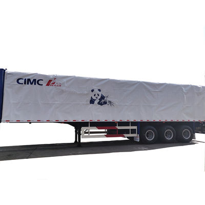 Truck Trailer 13000 * 2500 * 3320 staal q345 staal voor I-balk CIMC HUAJUN gordijn zijkant Semi-trailer
