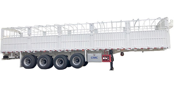 CIMC HUAJUN 60 ton High Side Board Fence Semi Transport Trailer met CE-certificering