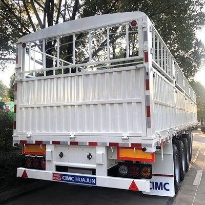 CIMC HUAJUN 60 ton High Side Board Fence Semi Transport Trailer met CE-certificering