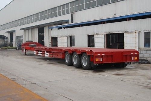 20 tot 100 ton maximale nuttige lading staal 3 assen laagbed halfrijtuig voor het vervoer van zwaar materieel