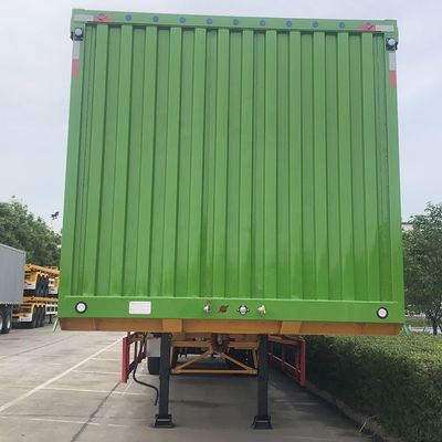 50 ton capaciteit Thailand Style 40ft platbed container trailer voor droge en lichte vracht