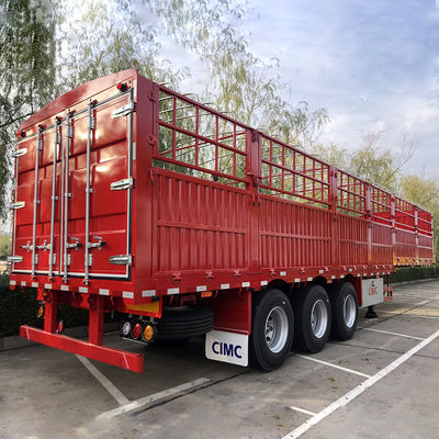 60 ton vrachtwagen aanhangwagen hek steken vracht half-aanhangwagen voor vrachtvervoer door CIMC HUAJUN