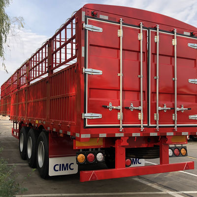 60 ton vrachtwagen aanhangwagen hek steken vracht half-aanhangwagen voor vrachtvervoer door CIMC HUAJUN