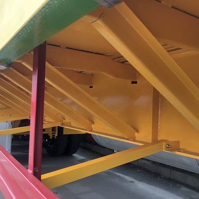 10.00R20/ 11.00R20/ 12R22.5 banden 60 ton Van Semi-trailer met dubbellijnremstelsel