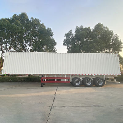 Hoogdraaibare staalmateriaal CIMC Truck Trailer voor maximaal vrachtvervoer van 50 ton