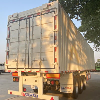 Hoogdraaibare staalmateriaal CIMC Truck Trailer voor maximaal vrachtvervoer van 50 ton