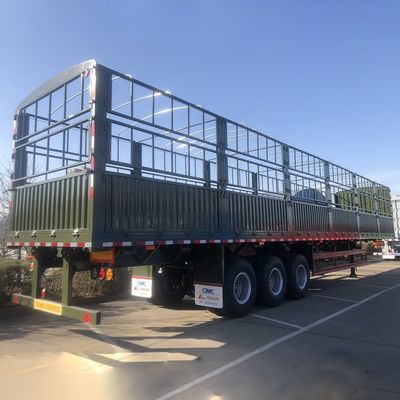 CIMC HUAJUN 3 Assen vrachtwagen aanhangwagen Verkoop Tare Gewicht 7,5 ton 13000*2500*3650mm