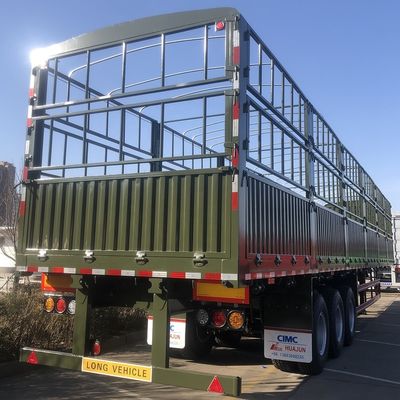 CIMC HUAJUN 3 Assen vrachtwagen aanhangwagen Verkoop Tare Gewicht 7,5 ton 13000*2500*3650mm