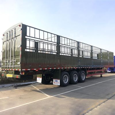 CIMC HUAJUN 3 Assen vrachtwagen aanhangwagen Verkoop Tare Gewicht 7,5 ton 13000*2500*3650mm