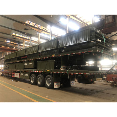 CIMC HUAJUN 3 Assen vrachtwagen aanhangwagen Verkoop Tare Gewicht 7,5 ton 13000*2500*3650mm
