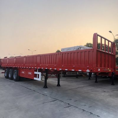 CIMC HUAJUN 2021Nieuwe 3-assige vrachtvervoershalve trailer voor vrachtwagens met een capaciteit van 60 ton
