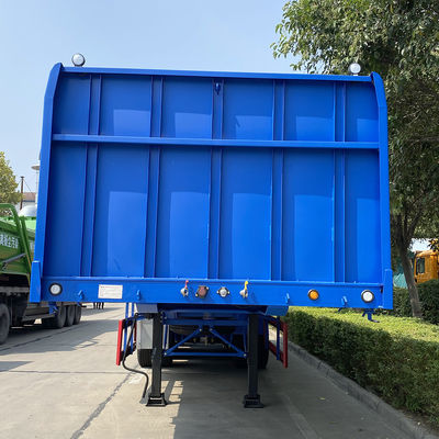 Hot 4 axles platbed semi-trailer met 1000 mm zijkant maximale lading van 60T 12.00R20 band