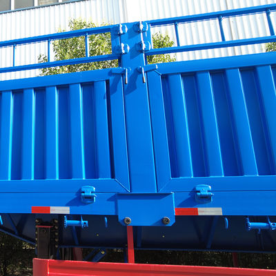60T maximaal vrachtwagen aanhangwagen 3 assen hek vracht half aanhangwagen container twist lock