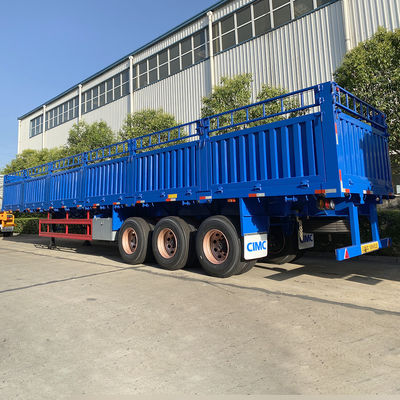 CIMC Group HUAJUN 4 Assen Maximaal nuttige lading 60T Container aanhangwagen hek vracht half aanhangwagen