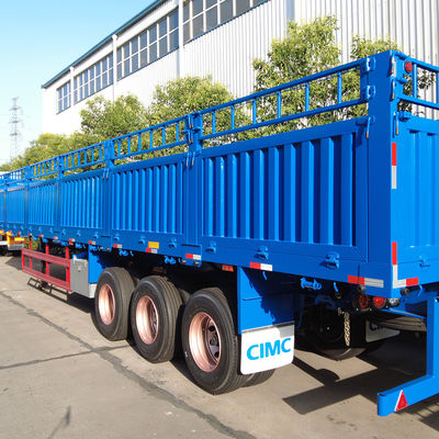 CIMC Group HUAJUN 4 Assen Maximaal nuttige lading 60T Container aanhangwagen hek vracht half aanhangwagen