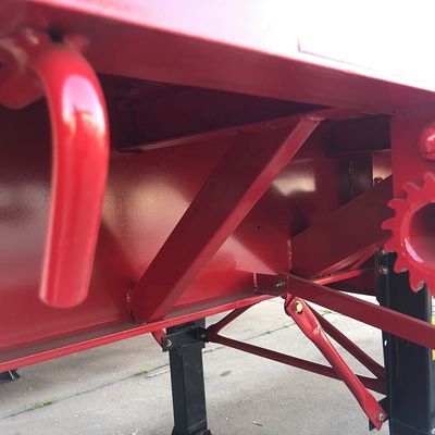 Truck Trailer Klanten Optioneel drie-assig transport goederen gordijn hek half-trailer