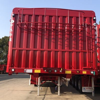 Standaard 28 ton landingsgestel hek half-aanhangwagen voor zware vracht bulk transport behoeften