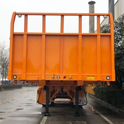 CIMC HUAJUN 3 Achsen hek Cargo Semi-trailer met maximale lading 25001-30000 kg