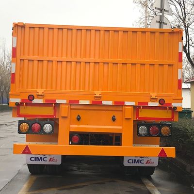 CIMC HUAJUN 3 Achsen hek Cargo Semi-trailer met maximale lading 25001-30000 kg