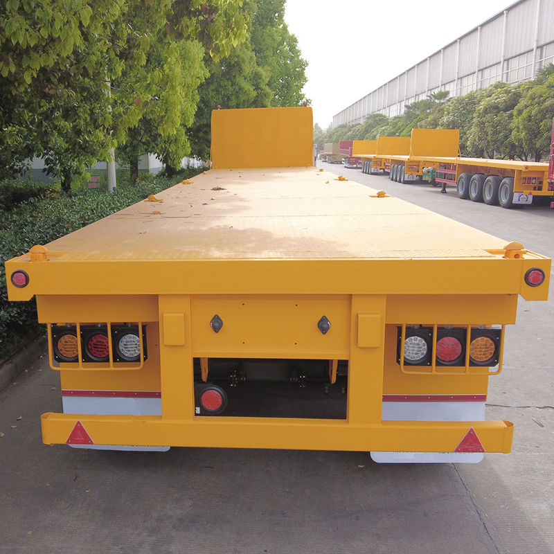 Afrika 4 assen Semi-trailer 80 ton plat bed voor zwaar vervoer en logistiek