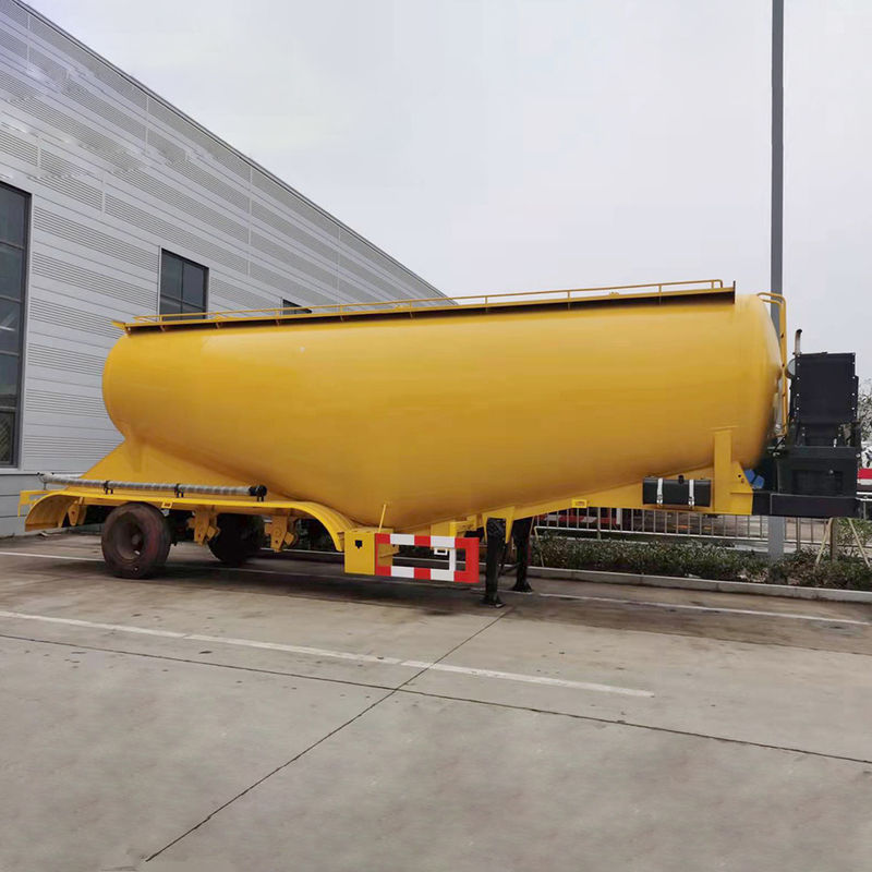 Transport van mineraalpoeder 3 assen 45cbm Cement Halve aanhangwagen Tanktruck met Fuwa-as