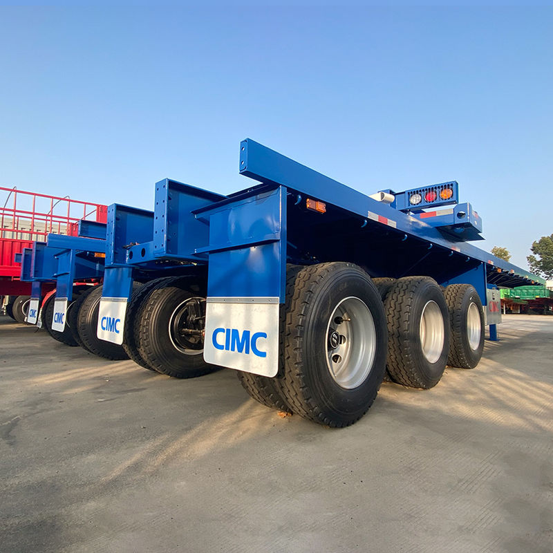 JOST Twee-snelheid landingsgestel 3 assen 40ft container platbed semi-truck aanhangwagens in Afrika