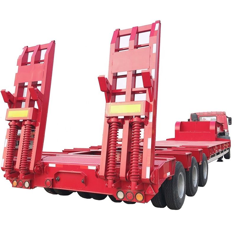 3.5&quot; 90mm Jost King Pin 13T HUAJUN Achsel Low Bed Semi Trailer voor zware apparatuur