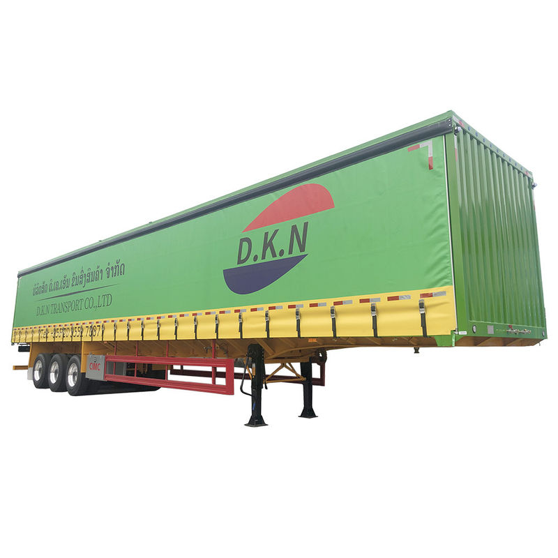 10.00R20/ 11.00R20/ 12R22.5 banden 60 ton Van Semi-trailer met dubbellijnremstelsel