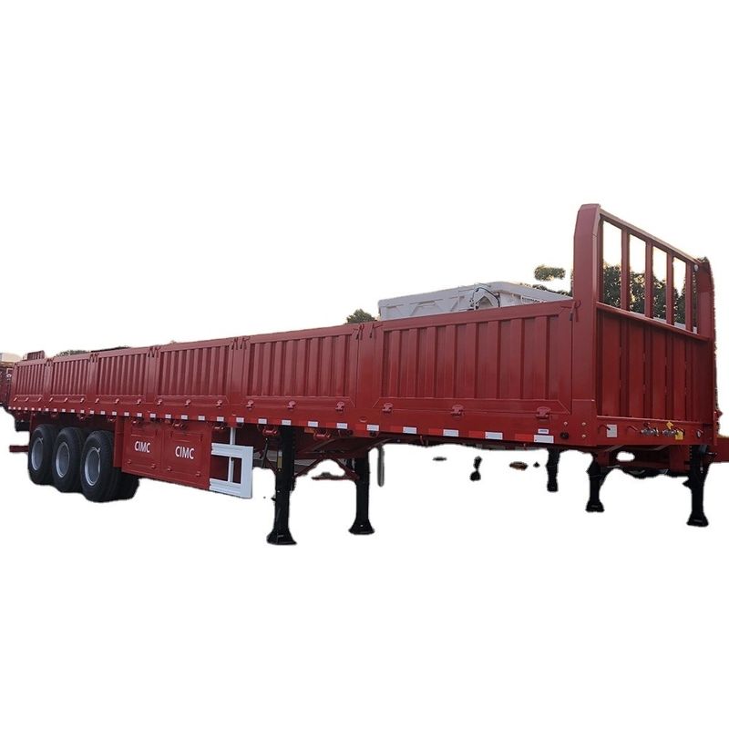 70 ton dubbele gereedschapskist Halve aanhangwagen CIMC HUAJUN's 20 jaar ervaring in 60 landen