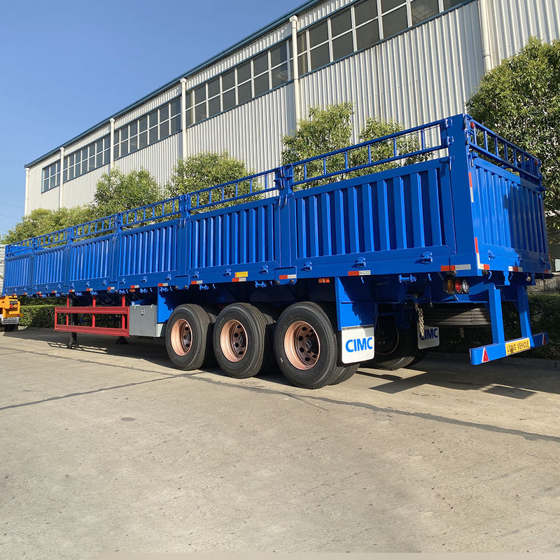 CIMC Group HUAJUN 4 Assen Maximaal nuttige lading 60T Container aanhangwagen hek vracht half aanhangwagen