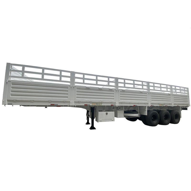 FUWA 13TON As CIMC HUAJUN 3 Assen 13000*2690*1500 Wit vrachtwagon